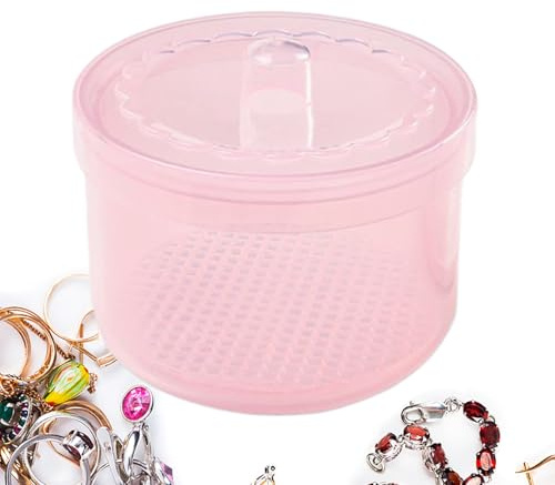 Opdestn Nail Tool Box,Nail Drill Bits Sterilizer Tray - Portable Double Filter Cleaning Tray for Travel Tweezer Manicure Station Health Drill Bits Accessories Home
