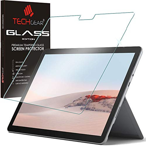 TECHGEAR GLASS Edition Screen protector for Microsoft Surface Go 10- Genuine Tempered Glass Screen Protector Guard Cover Compatible with Microsoft Surface Go 1