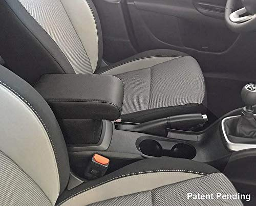 Drive Design Bracciolo Premium Compatibile per Tipo in Ecopelle Nero Regolabile in Lunghezza