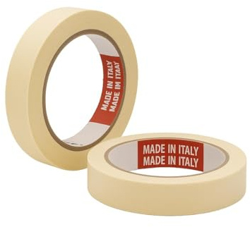 Palucart 16 Rotoli nastri in carta gommata adesiva 19 x 50 carta adesiva per mascheratura - M