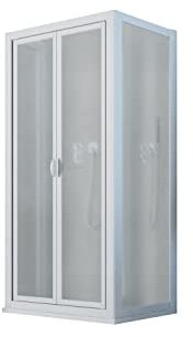 Box doccia 3 lati saloon 70x70x70 CM H 190 in Acrilico mod. Delta Trio
