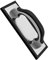 ROLLINGDOG Grout Float-High Density EVA Foam Float Sponge Pad on Rubber Base with Polished Aluminum Back, Great for Smoothing Floor Tile Grout Work(9.5 x 4 (24x10cm))