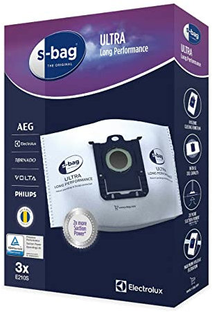 sparefixd E210 SDust Bags x 3 to Fit AEG Vacuum Cleaner