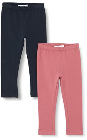 Guppy Mädchen ZMFDESTINY 2P SWE BRU 2er Pack Leggings, Deco Rose/Pack:Dark Sapphire, 122