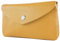 modamoda de P11 Portefeuille en cuir pour femme, taille M, fabriqué à la main en Italie, jaune moutarde, m, Petit porte-monnaie léger