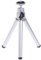 Mking Prerry Mini trépied professionnel de niveau laser 1/4 pour téléphone portable, deux tubes en aluminium – Métal pour tête – Argent