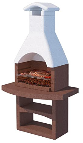 Barbecue in Muratura BRASILE Linea VZ - Resistente, Facile da Montare (8 persone)