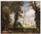 ZZPT John Constable Leinwand-Kunstdrucke – Salisbury Cathedral From the Bishop's Garden Poster – Realismus Vintage Landschaft Leinwand Wandkunst für Büro, Wohnzimmer Heimdekoration ungerahmt (30 x 38