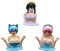 RINDOW 3 ieces Anime Figure Model Statue Toy - Unique Chest Shaking Ornament for Home, Car, and Desktop Decoration - Perfect Collectible Gift for Anime Enthusiasts