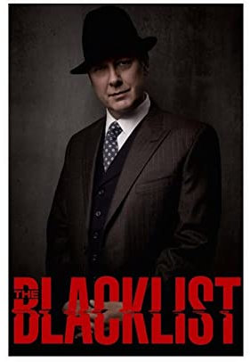 The Blacklist Raymond Reddington Character Film Cover Schlafsaal Schlafzimmer Wandkunst Deco Poster Leinwand Poster Schlafzimmer Dekor Sport Landschaft Büro Zimmer Dekor Geschenk ungerahmt 30 x 45 cm