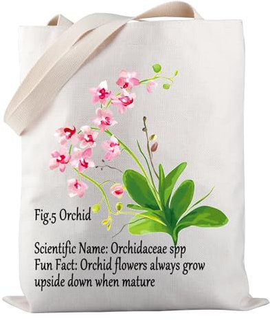 PWHAOO Tragetasche für Orchideen, Blumenliebhaber, Geschenk für Naturliebhaber, Orchideen-Tragetasche, Medium