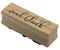 Artoz Stempel – Holzstempel – „Viel Glück“ – 60 x 20 mm – Motivstempel zum Kartenbasteln für Einladungen, Geburtstag, Grüße