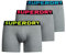 Superdry Herren Boxer Triple Pack Boxershorts, Noos Grey Marl,