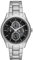 Armani Exchange Orologio da Uomo, Movimento Multifunzione, Acciaio Inossidabile, con Cassa da 42 mm e Cinturino in Pelle o Acciaio, D'argento