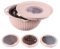 4 in 1 Colander with Mixing Bowl Set for Kitchen, Food Strainers and Colanders Set with Slicing Tools, Rotatable Strainer, Salad Spinner, Fruit Cleaner, Veggie Wash, Home