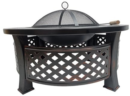 VIDECOR 32in Grill, Cast Iron Small Charcoal Grill, Portable Mini Grills for Tabletop, Camping, Outdoors, The Japanese Grill BBQ Cooking Surface
