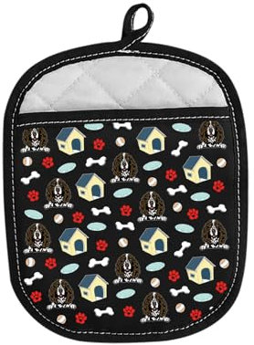 Funny English Springer Spaniel Lovers Gifts English Springer Spaniel Dog Toy Pot Holder English Springer Spaniel Veterinary Mom Oven Mitt (English Springer Spaniel)