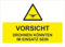 INDIGOS UG - Aufkleber - Sicherheit - Warnung - Vorsicht Drohnen im Einsatz - 420x297 - Hotel, Firma, Schutz, KITA, Arzt, Praxis, Wohnung