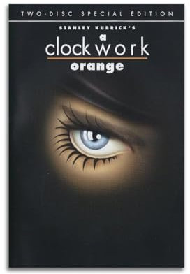 SUEJGUSJLU Poster, Motiv: Film A Clockwork, Orange, dekoratives Gemälde, Leinwand, Wandposter und Kunstdruck, modernes Familienschlafzimmer, Dekoration, Poster, 20 x 30 cm