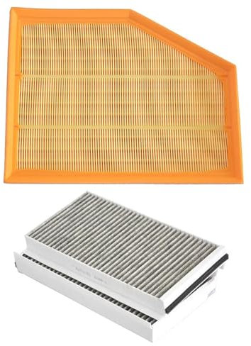 Rufutle Auto Innenraumfilter für BMW 5 E60 5 Touring E61 6 E63 E64, 31,7x16,9x4,5cm 3 Stück Auto-Luftfilter-Innenraumfilter 13717521033/64319171858