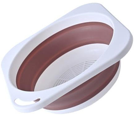 COLLBATH Lavabo Pour Visage Lavabo De Cuisine Bac De Rangement Pliable Pour Camping