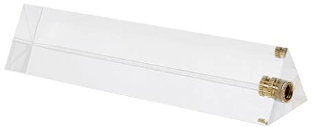 FeiYeup Prisma Foto Fotografie Dreiecksprisma mit 1/4 Zoll Gewinde Professionelles optisches Glas erzeugen Licht Regenbogen Effekt