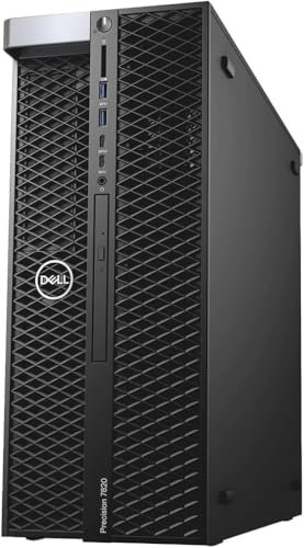 Dell Precision T7820 Workstation Core Xeon Silver 4112, 32GB, 512GB SSD + 3.5 1TB Dedicated Graphics Card Wi-Fi Win 11 Pro (Renewed) (32GB RAM, 512GB 2.5 SSD + 1TB 3.5 HDD) (Renewed)