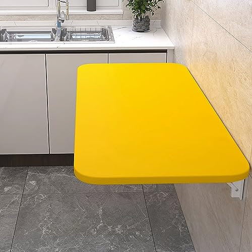 Robuster Klapptisch zur Wandmontage, mit Halterung, ideal für Waschküche, Küche, Hausbar, multifunktionaler Tisch für Küche und Esszimmer, Büro, 50 x 50 cm