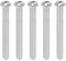 PATIKIL 5/16-18x3 Vis à tête cylindrique à six pans creux, 5 pièces en acier inoxydable 304 18-8 Boulons de vis à tête cylindrique à six pans creux Allen Filetage complet Filetage fin UNC