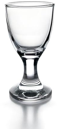 12 Schnapsgläser mit Henkel aus robustem Glas, Set von 12, für Partys und Events Jägermeister Ramazotti, Wodka, Ouzo, JGA (30776-12)