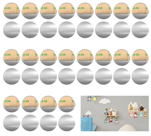50 Stück Mellbree Metallplättchen Selbstklebend für Tonie, Starke Magnetkraft für sicheren Halt, ideal zur Kinderzimmer-Deko und Tonie Figuren-Aufbewahrung(20mm Durchmesser, 0.4mm Dicke)