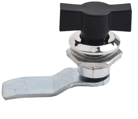 Serrures à langue innovantes sans clé parfaitement adaptées à de multiples utilisations (blanc vif + noir)