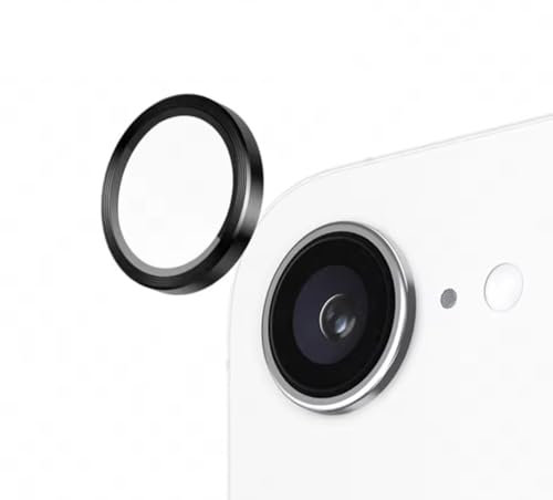 KK KENIK For Apple Iphone 16e Lens 3D Camera Protector Glass HD Tempered Glass Lens Metal Rear Ring For iphone16e