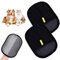 Ntwdby Pet Hair Remover Glove, 2 Stück Doppelseitige Antistatische Haustier Handschuhe, Wiederverwendbare Haustier-Pflegehandschuhe, Fellmagnet Katzen Hunde, Für Glattes und Gesundes Fell