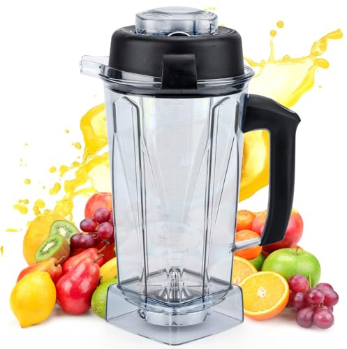 For Vitamix Blender Pitcher 64oz, Upgrade Replacement Pitcher Container Jar Cup for Vitamix 5200 5300 6300 7500 VM0197 VM0101 VM0100 VM0103 E310 Classic Explorian Commercial Professional Series