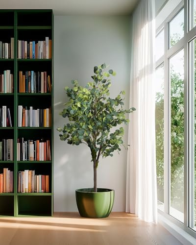 BLAINE | Wilder Eukalyptus 180cm | Dekorative Künstliche Pflanzen | Große Künstliche Pflanze | Künstliche Pflanzen für Innen- und Außenbereich | Realistische Künstliche Dekopflanze für Zuhause