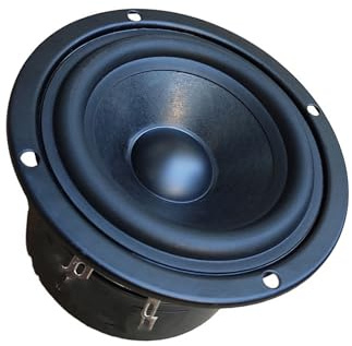 kwoifioy 3-Zoll Bass Woofer Lautsprecher HiFi Glasfaserkegel Metall Gummi Bauweise 90 Empfindlichkeit Subwoofer Lautsprecher Für Zuhause