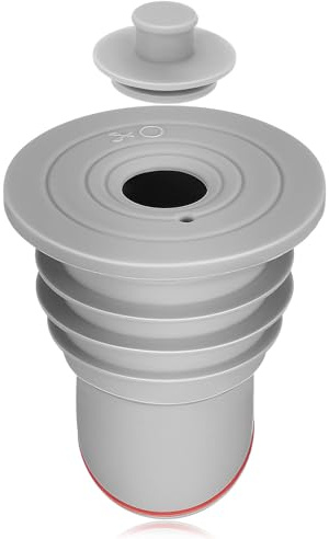 Toddmomy Joint d'Étanchéité Anti-Refoulement en Silicone Bouchon Intégré, Dispositif Anti-Odeur pour Drain de Lavabo et Bain, Installation Rapide, Compatible 45/50 MM, Usage la Cuisine et