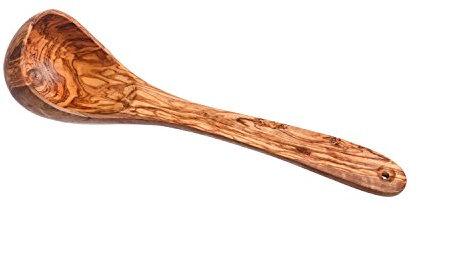 Naturally Med - Cucchiaio da minestra in legno di ulivo 25 cm