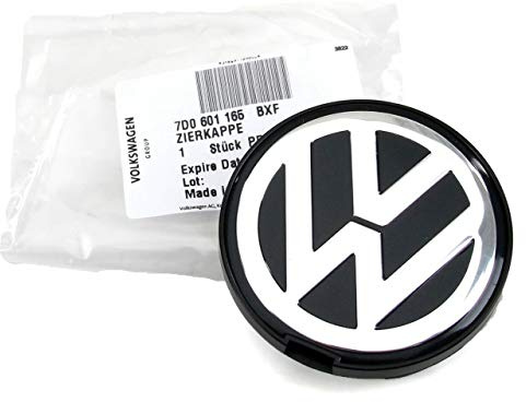 Recambios Originales Volkswagen - Juego de Tapas Centrales para Ruedas de Aleación, 55mm