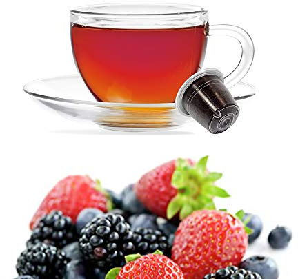 10 Capsules Tisane aux Fruits Rouges Compatibles Nespresso - Café Kickkick