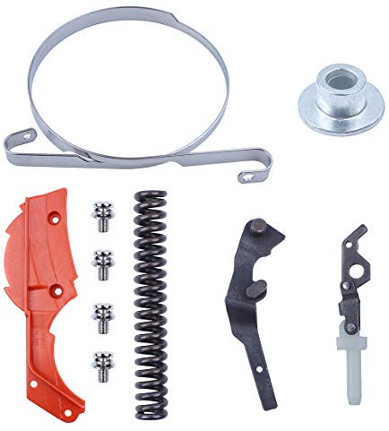 Chain Brake Cover Lever Spring Band Knee Joint Bushing Sleeve Kit for Husqvarna 362 365 371 372 Chainsaw Replacement Parts