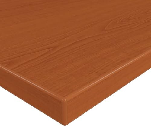 MySpiegel.de Tischplatte Holz Zuschnitt nach Maß Beschichtete Holzdekorplatte Kirsche Acco in 19mm Stärke (40 x 40 cm, Kirsche Acco)