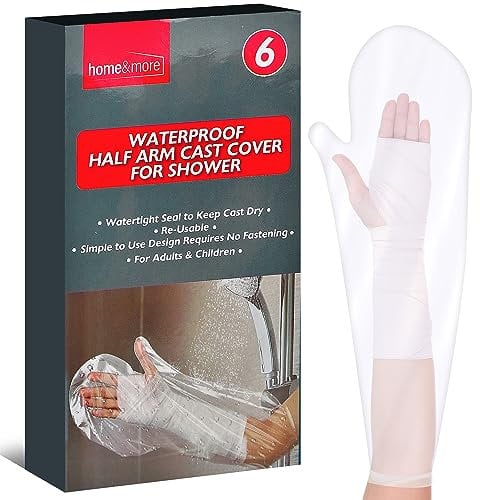 6 coperture impermeabili per braccio doccia, braccio di copertura impermeabile in gesso, braccio di copertura impermeabile in gesso, manicotto impermeabile per braccio rotto, braccio protettivo per