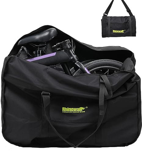 BAIGIO Bicycle Carrying Transport Bag for 20 Inch Folding Bike, Waterproof Bike Storage Travel Bag Outdoors, Foldable Carry Bicycle Protective Bag for Airplane Subway Car