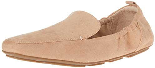 Amazon Essentials Mocasines Suaves sin Cordones con Punta Cuadrada Mujer, Arena Micro Gamuza, 40 EU