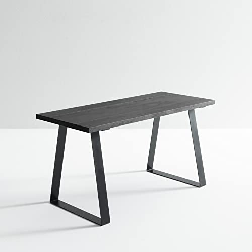 ARHome Bank Urban, 90 x 40 x 42 cm, Dunkler Beton, Eingangsbank, Made in Italy