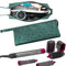 DXIA Waterproof Hairdryer Dryer Storage Bag, Hairdryer PU Leather Case Portable Travel Sleeve Bag, Organizer Portable Dustproof Storage Bag Travel Case, for Dyson Supersonic Hair Dryer (Green)