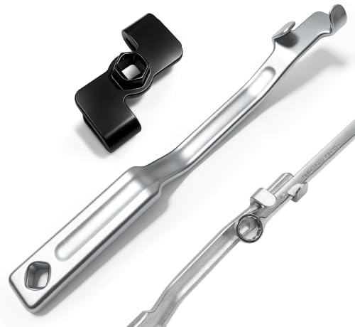 QUICKWOLF Schraubenschlüsselverlängerungswerkzeug, Universalverlängerung zur Hebelverbesserung und Bekämpfung von harten Schrauben, unverzichtbares Werkzeug für Mechaniker und Garagenreparaturen,