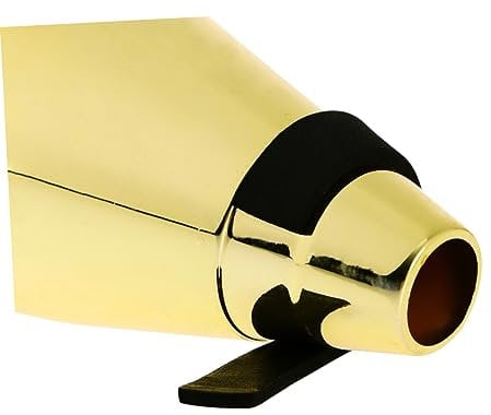 Supvox Trompetendämpfer Übungsdämpfer für Trompete Gold Abs Material 14cm Leichtgewichtig Verschleißfest für Leises Üben ohne Störung Langlebig für Mobilen Einsatz